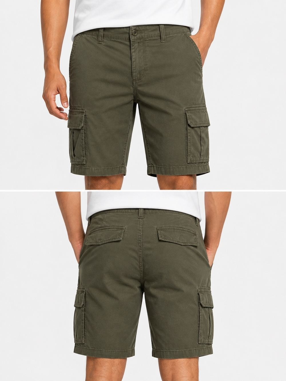 Old Navy Men's Olive Green Cargo Shorts